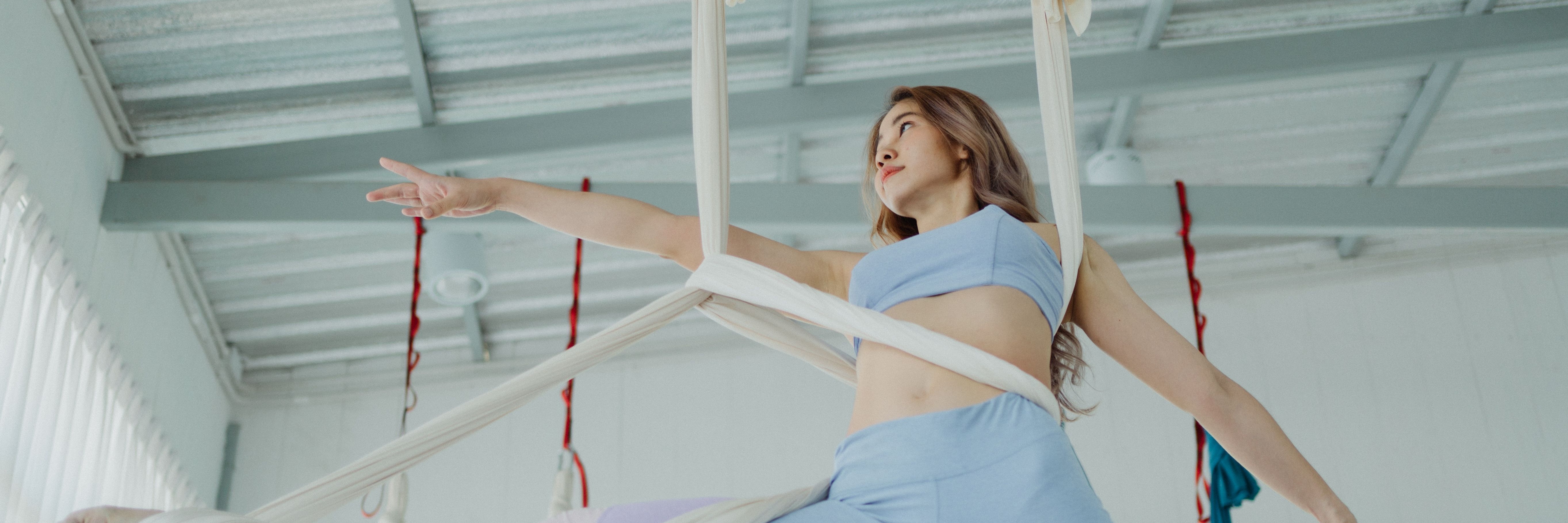 Aerial Yoga Class by Anna, Lisbon, Portugal