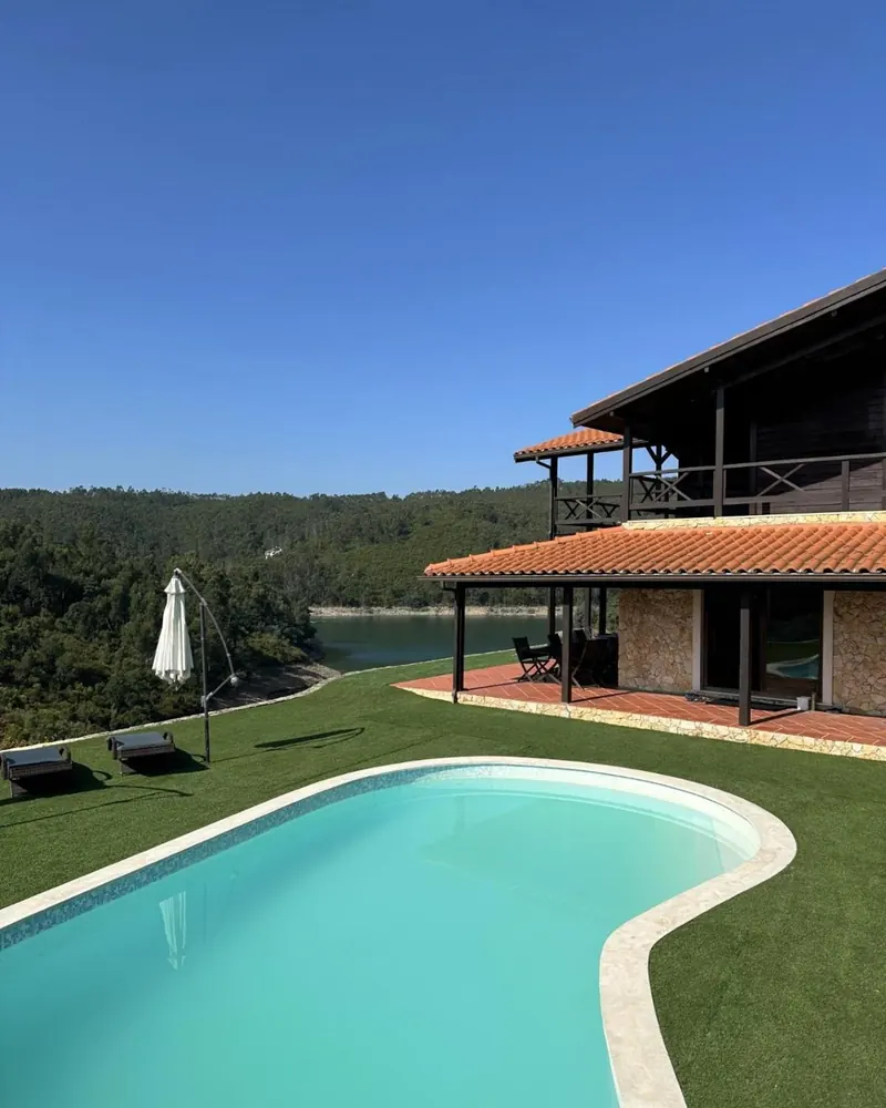 Lake Prestige Villa Castelo de Bode, Breathing Meditation, Tomar, Portugal