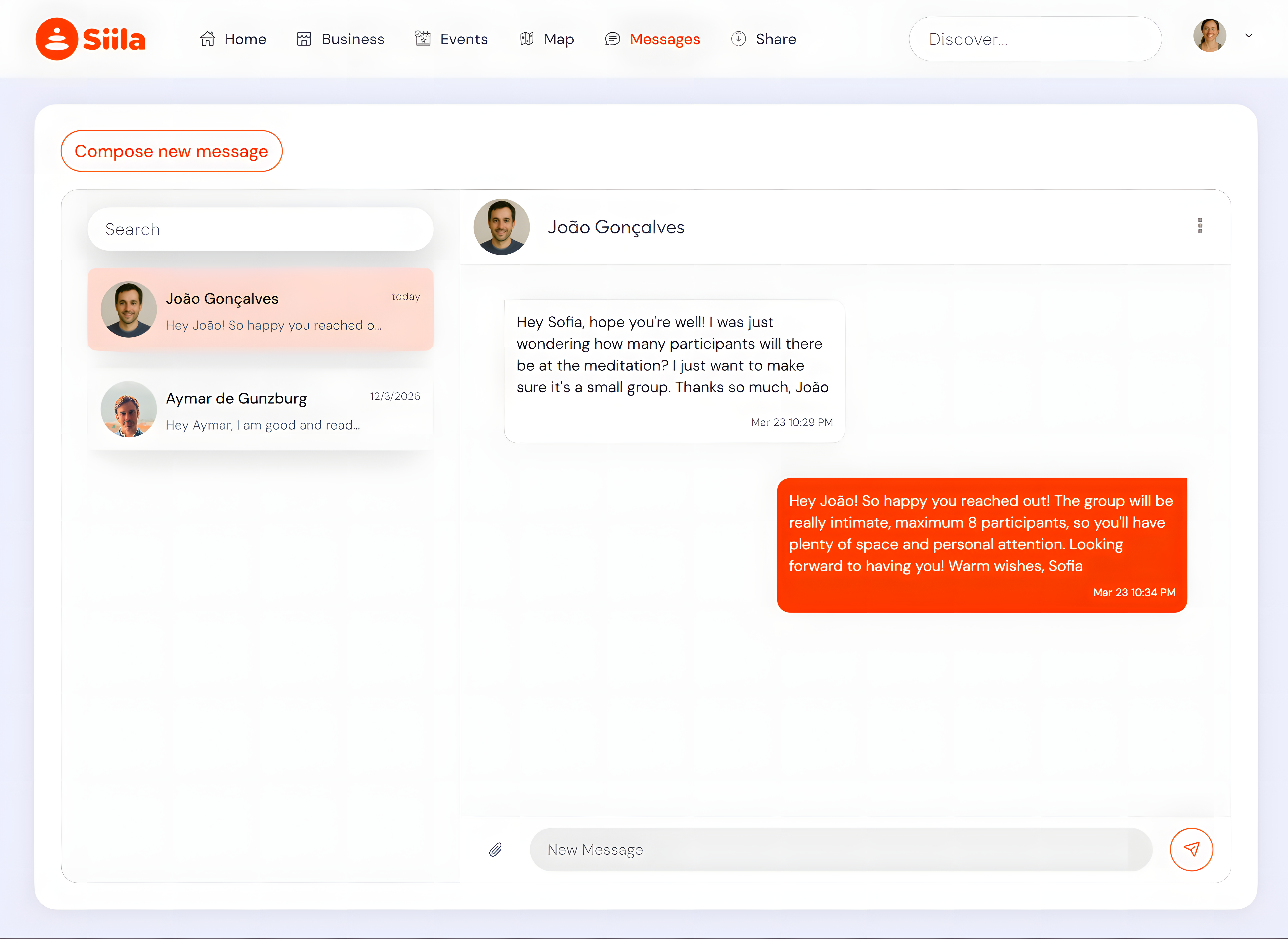 Messages for professionals